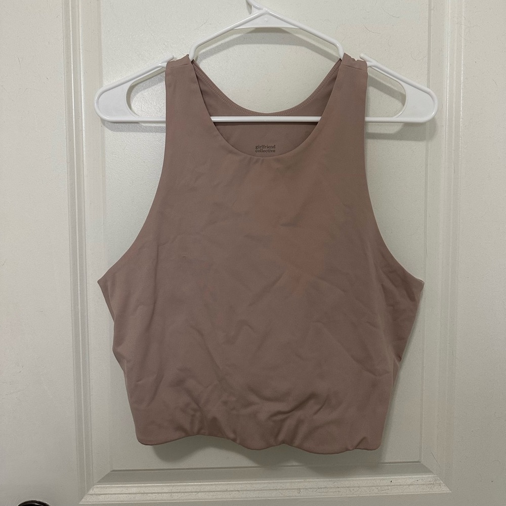 Girlfriend Collective Dylan Bra in Quartz